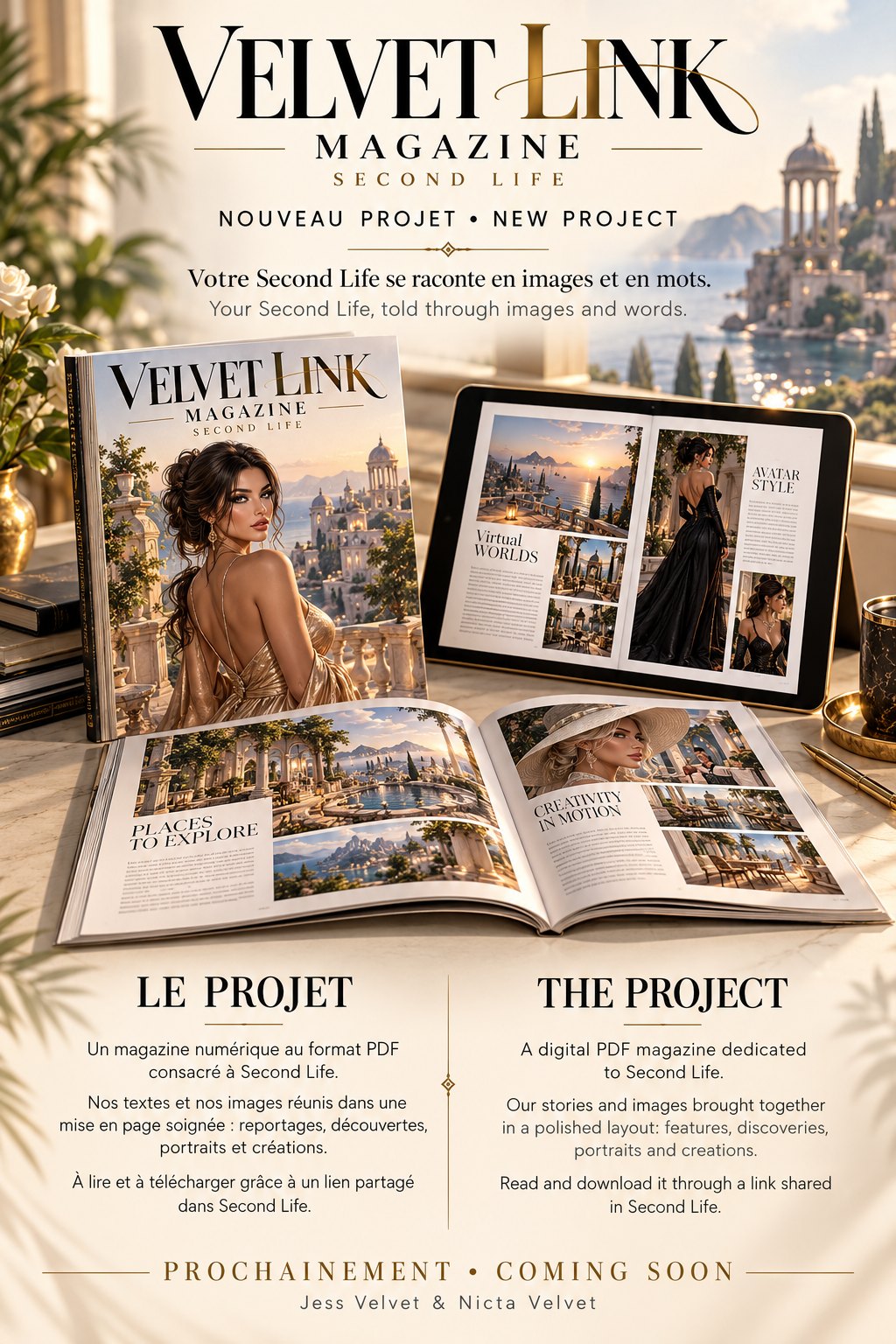 Photo de la publication : 📰 VELVET LINK MAGAZINE SECONDLIFE